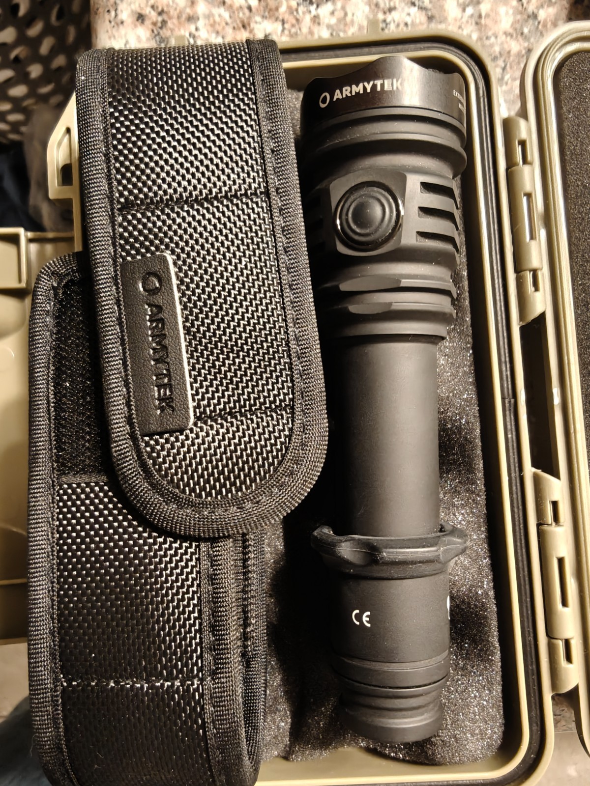 Armytek Predator Pro Max Rechargeable Tactical Flashlight -3000 Lumens White Lig