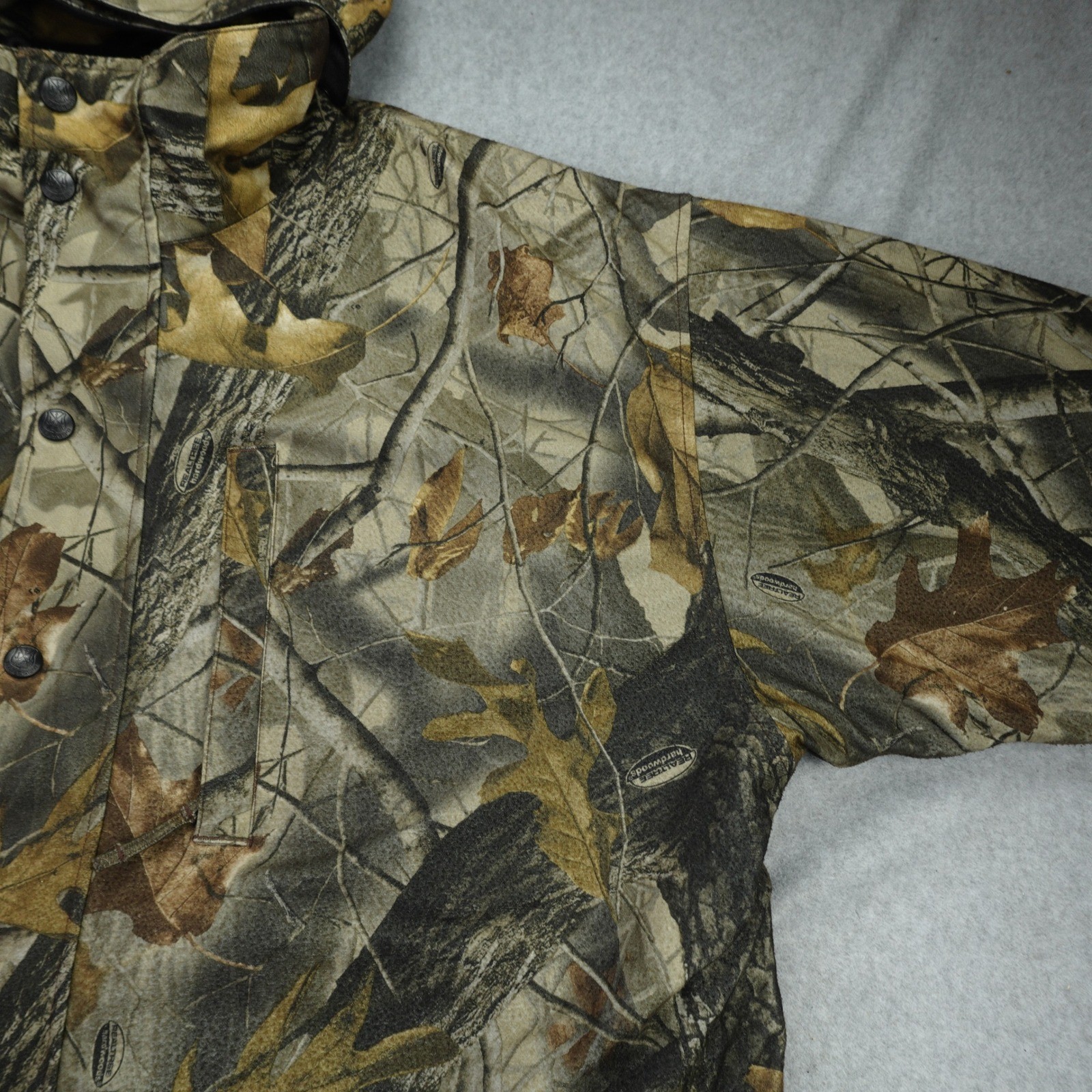 Herters Jacket Mens 2XL Realtree Camo 3 in 1 Removable Fleece Lined Hood Parka