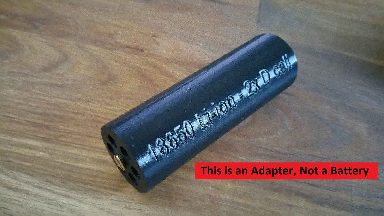 18650 Li-Ion to 2x D-Cell Flashlight ADAPTER – Conversion – Nerf Blaster