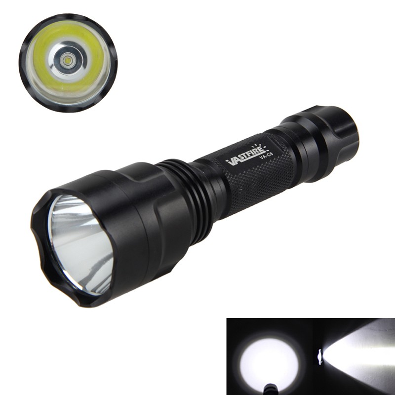 1000 Lumens LED Flashlight, Rechargeable Camping Work Light, TAC One-Mode Torch