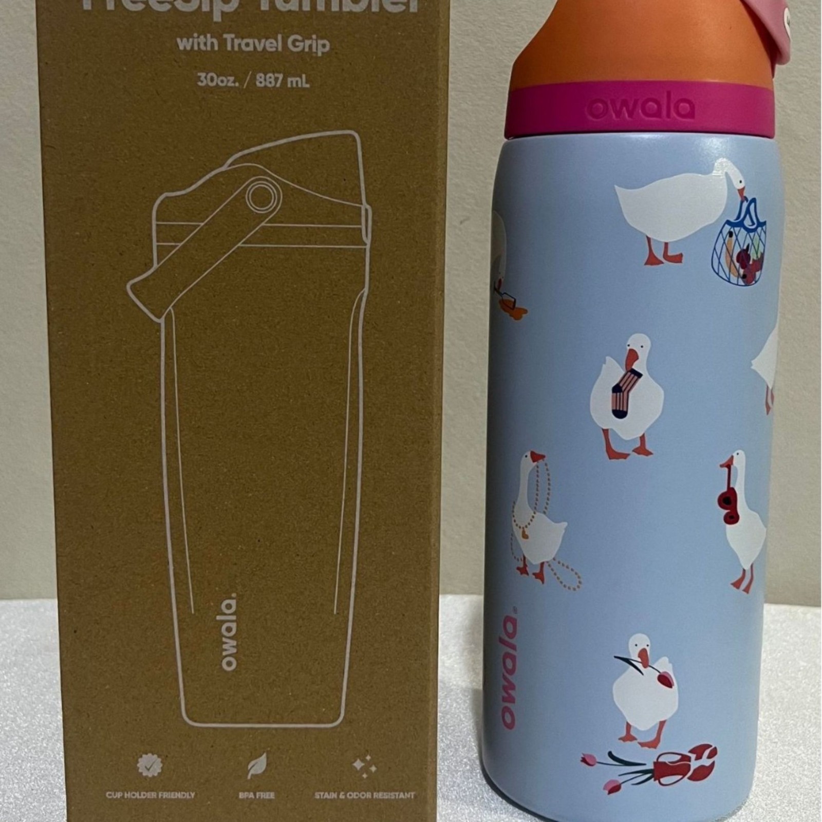 Owala UO Exclusive Silly Goose FreeSip 32 oz Water Bottle Limited Edition New