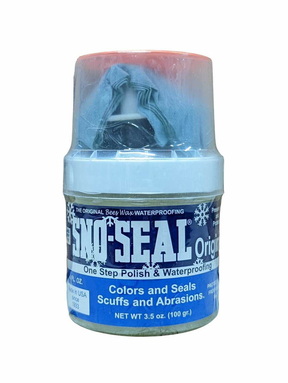 Atsko Sno-Seal Original Beeswax Waterproofer w/ Applicator (3.5oz)