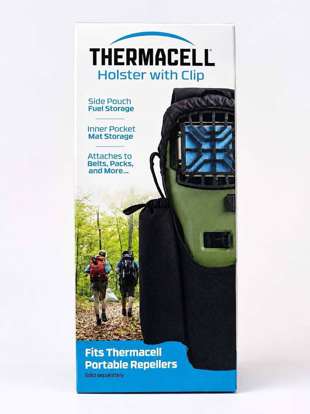 Thermacell Portable Mosquito Repellent Holster Holder W/Belt Clip & Fuel Storage