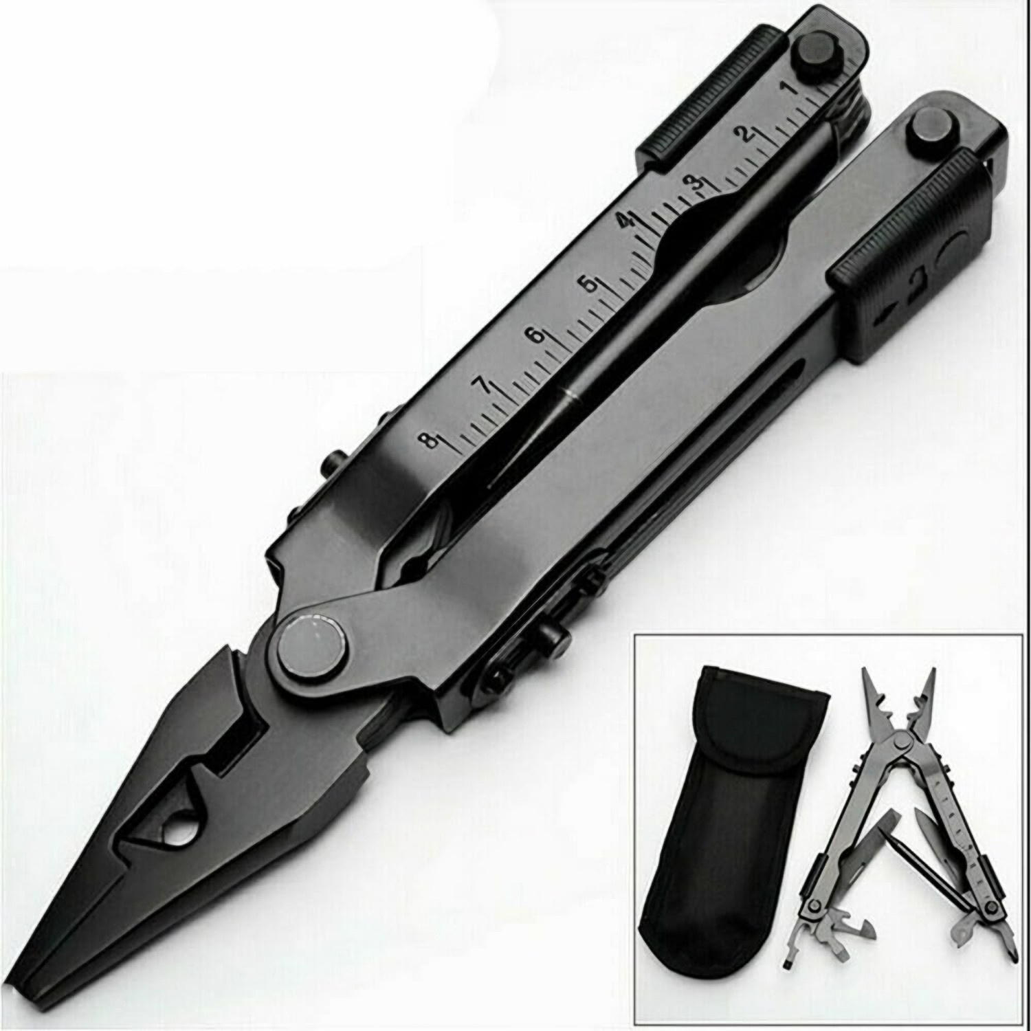 Stainless Steel Multi Tool Pliers, portable camping tool pliers, Gifts for Men