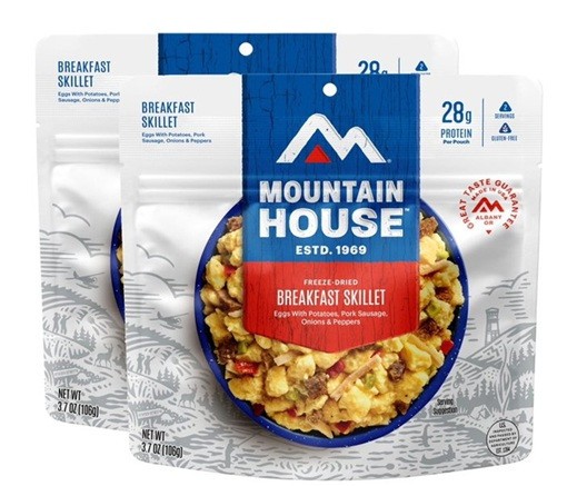 2-Pack – Mt House Breakfast Skillet – Freeze Dried – Gluten Free – 28g Protein