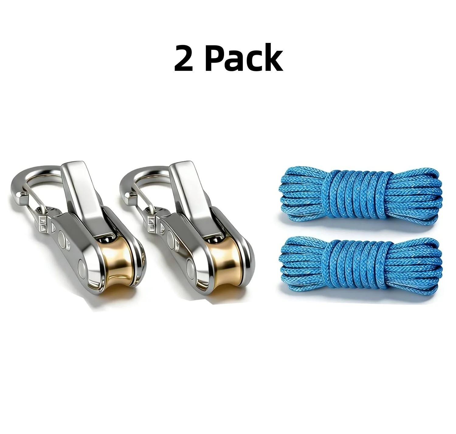 6 Lock Rope Buckle Down Hooks Tie Tightening Tensioner Rope Roller with Cargo