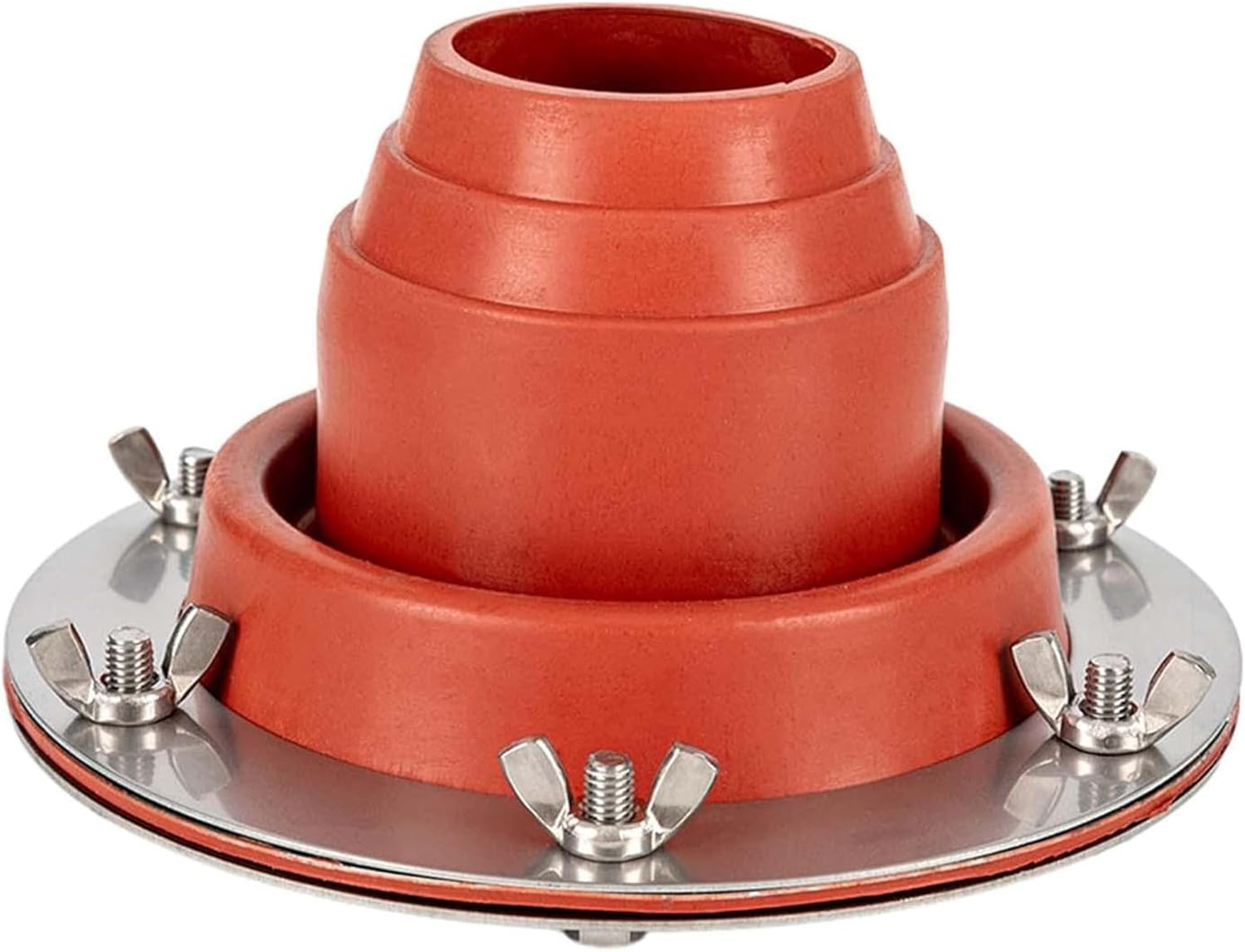 Tent Stove Jack Kit: Flexible Silicone Pipe Boot, High Temp Flue Flashing