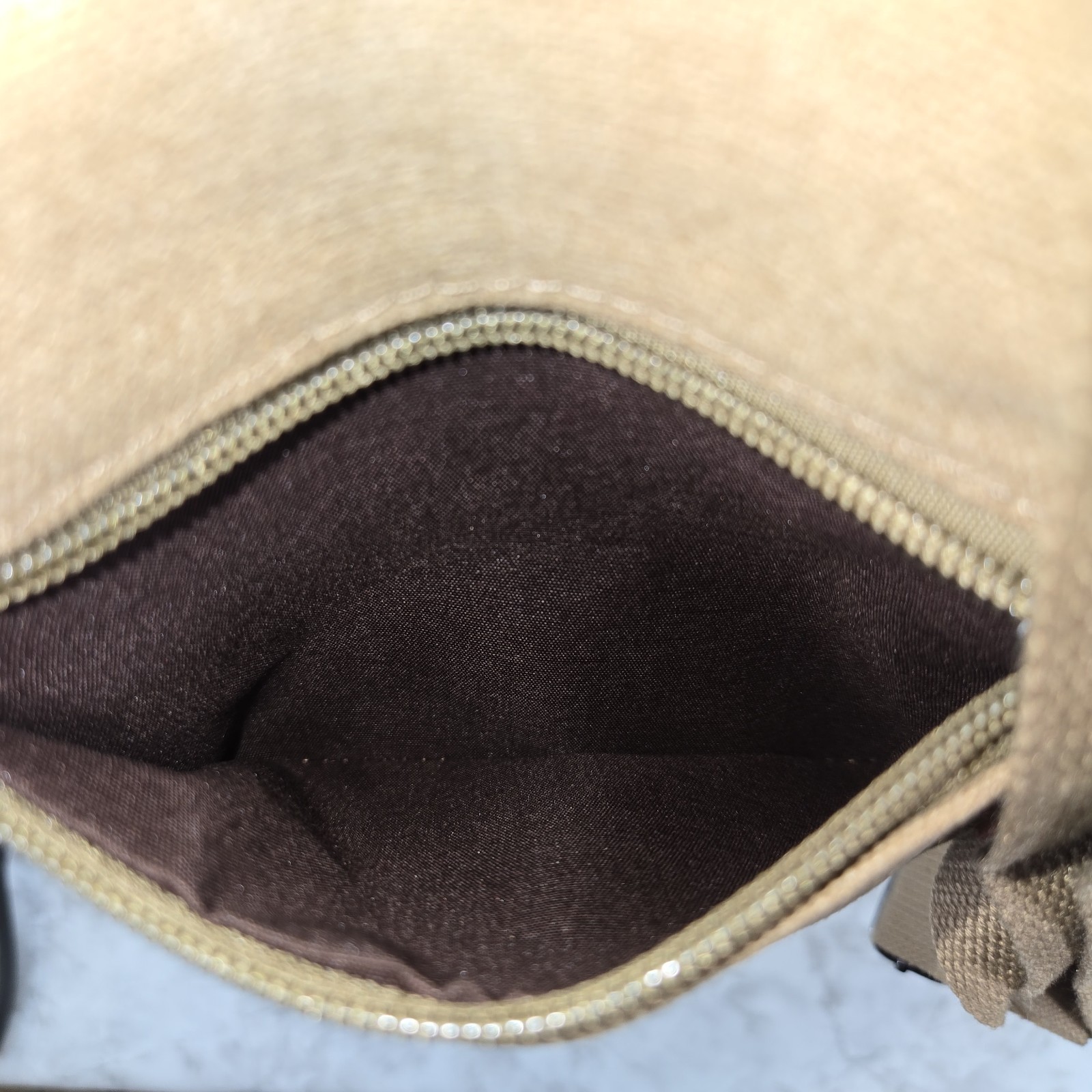 Canvas Sling Bag Over the Shoulder Small Unbranded Tan NIB