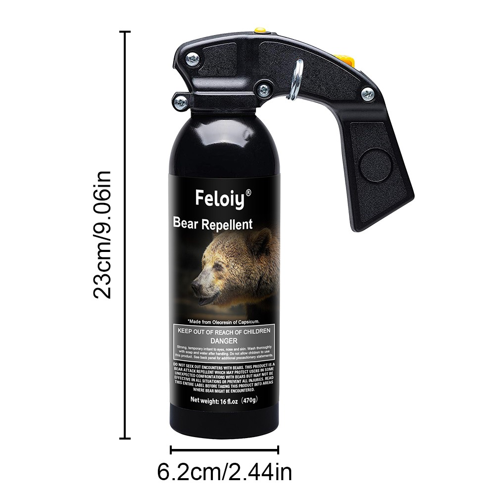 Maximum Strength Pepper Spray 16oz With 1 Pack Free Peper Spray 1/2oz