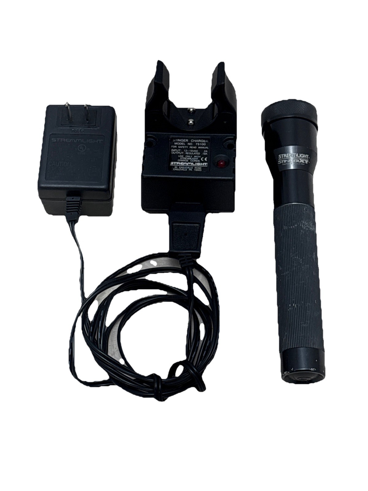 STREAMLIGHT Stinger XT-Flashlight, Smart Charger/Wall Bracket