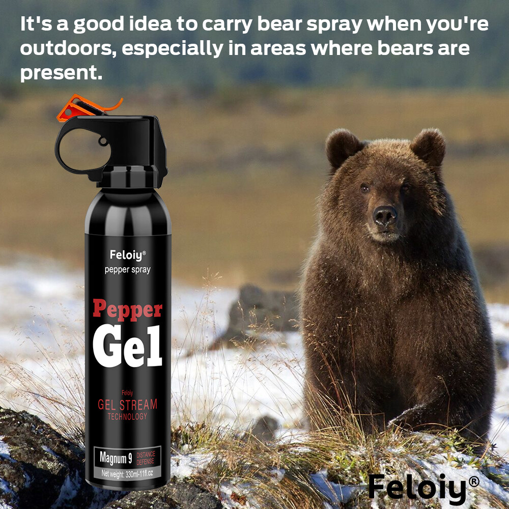 Feloiy Pepper Gel w/ Holster, Maximizes Target Acquisition, 11 oz