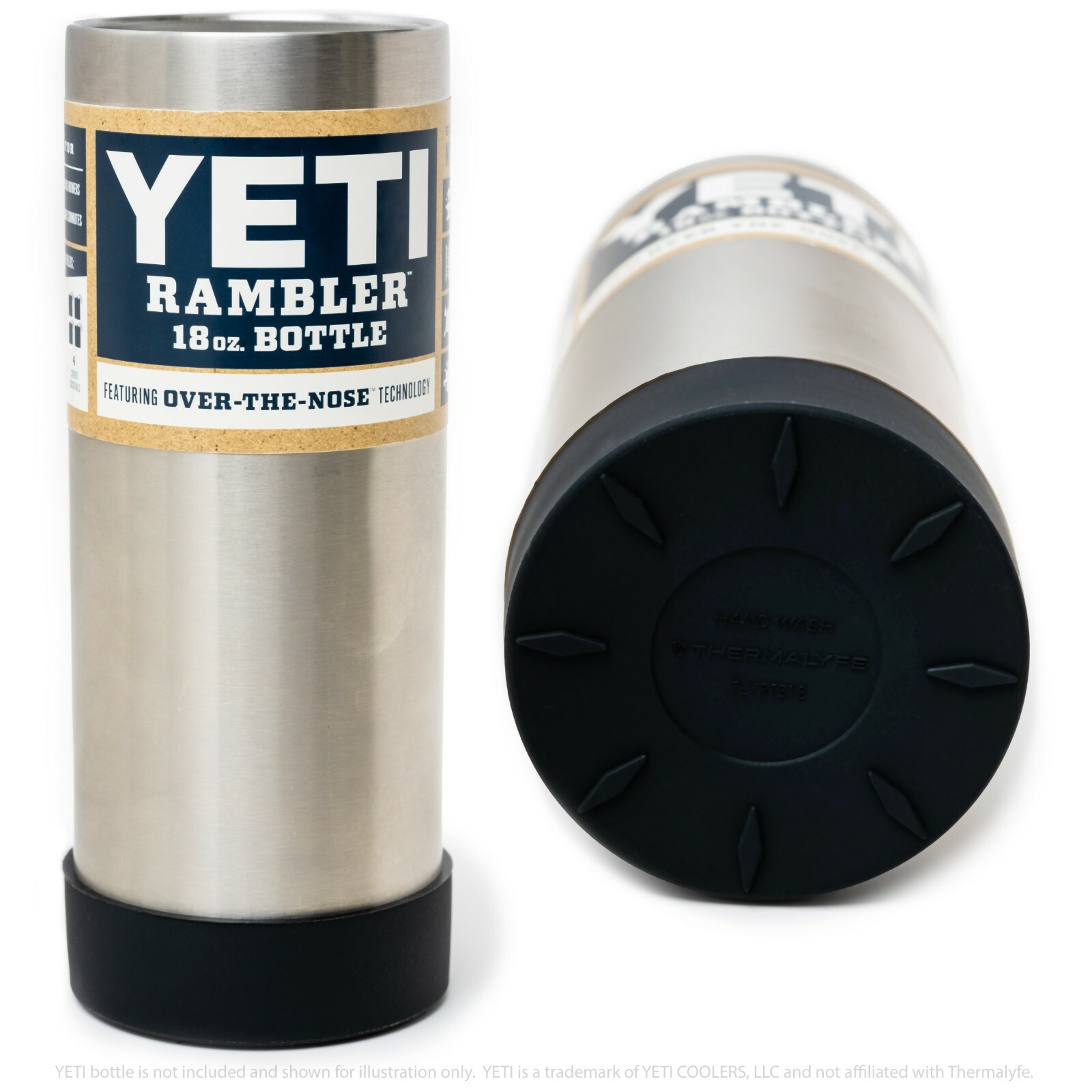 Low Profile Silicone Boot Sleeve Protector for Yeti 18oz Rambler Bottle 12oz Jr.