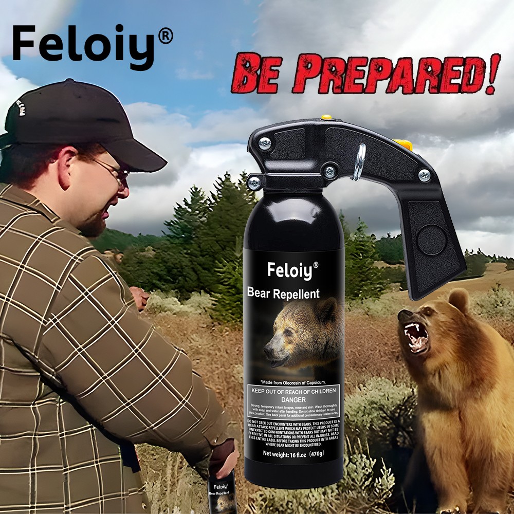 Maximum Strength Pepper Spray 16oz With 1 Pack Free Peper Spray 1/2oz