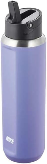Nike SS Recharge Straw Bottle- Cold Insulation 32oz Violet BPA Free