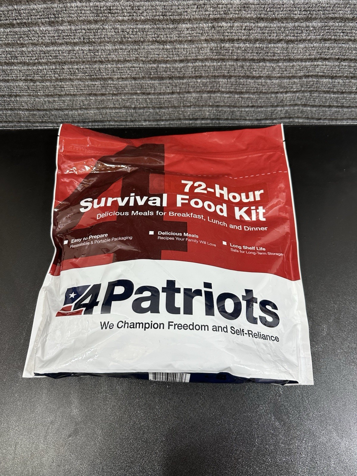 4Patriots Grab-n-Go Survival Food Kit Breakfast Lunch & Dinner Camping etc