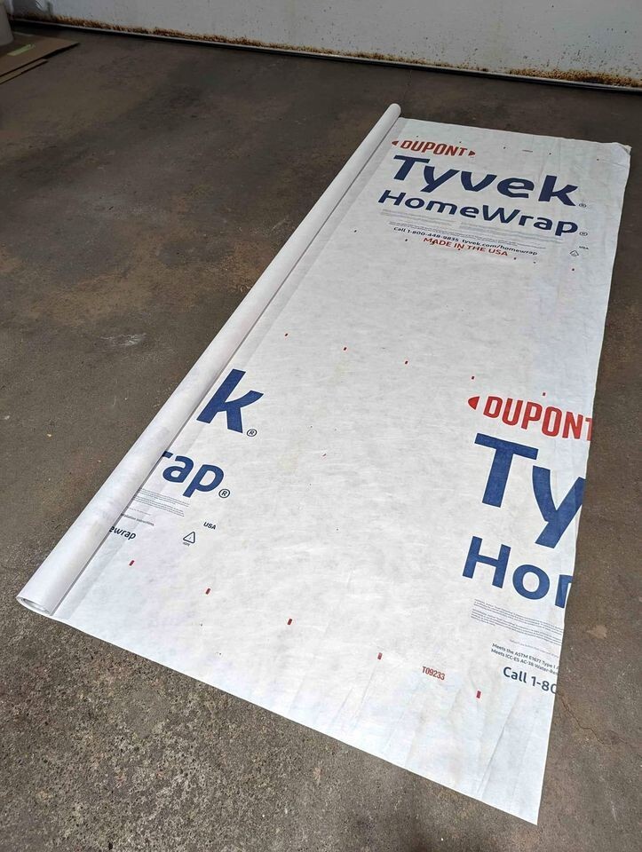 10 X 5 ft. DuPont Tyvek HomeWrap Ground Sheet Tent Footprint Tarp