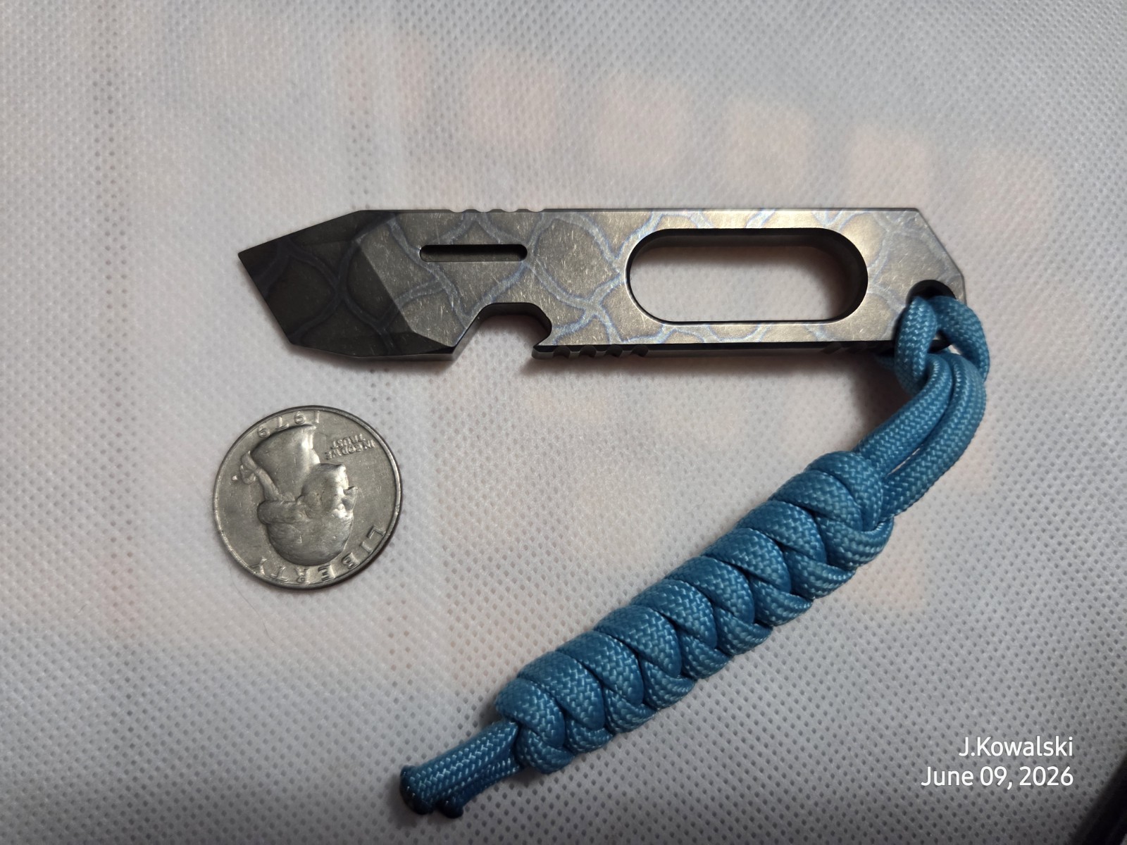 Fanycs Titanium Pry Bar Multicolor Key Chain Multitool