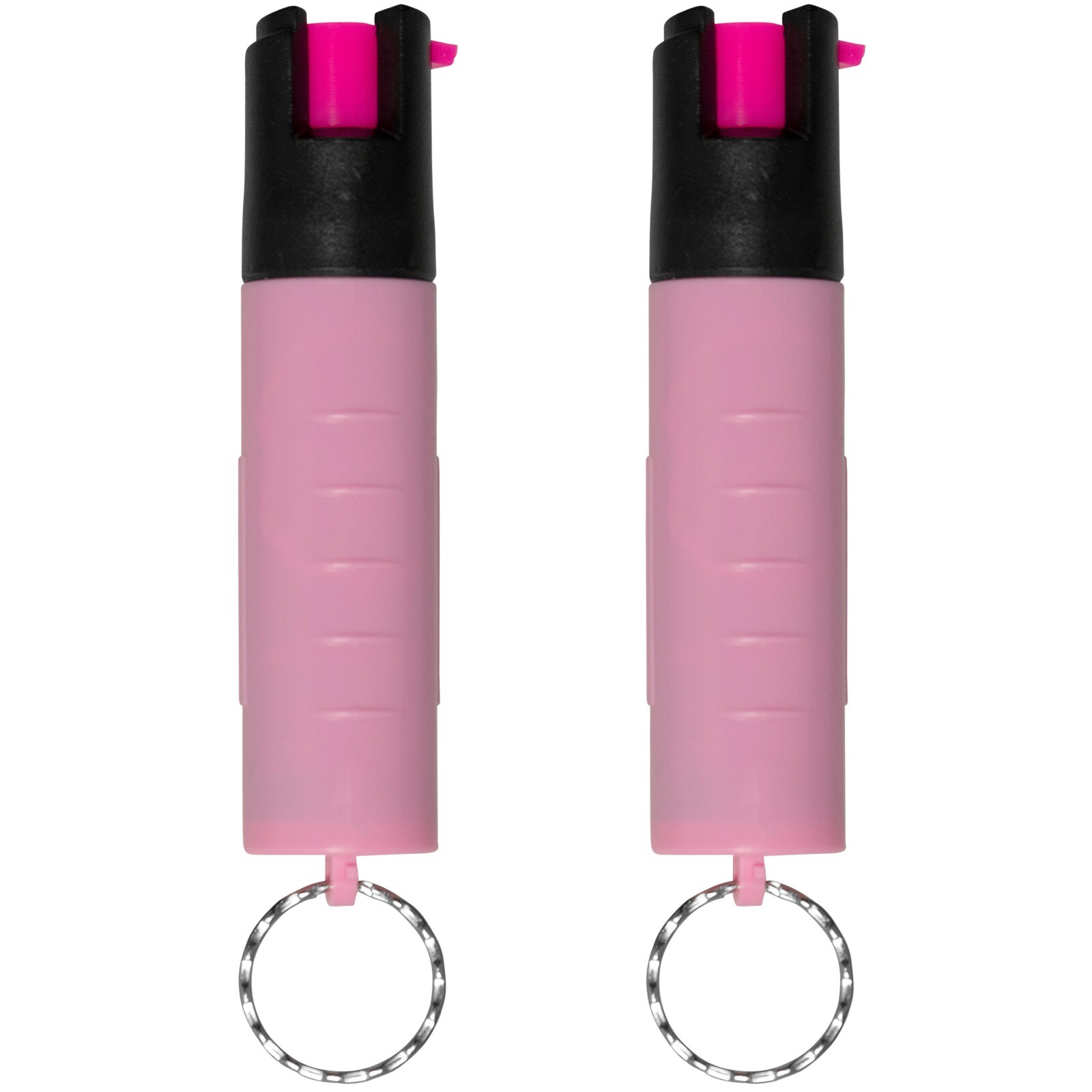 Police Magnum Small Pepper Spray Self Defense- 2 Pack .75oz Key Ring PINK Sleeve