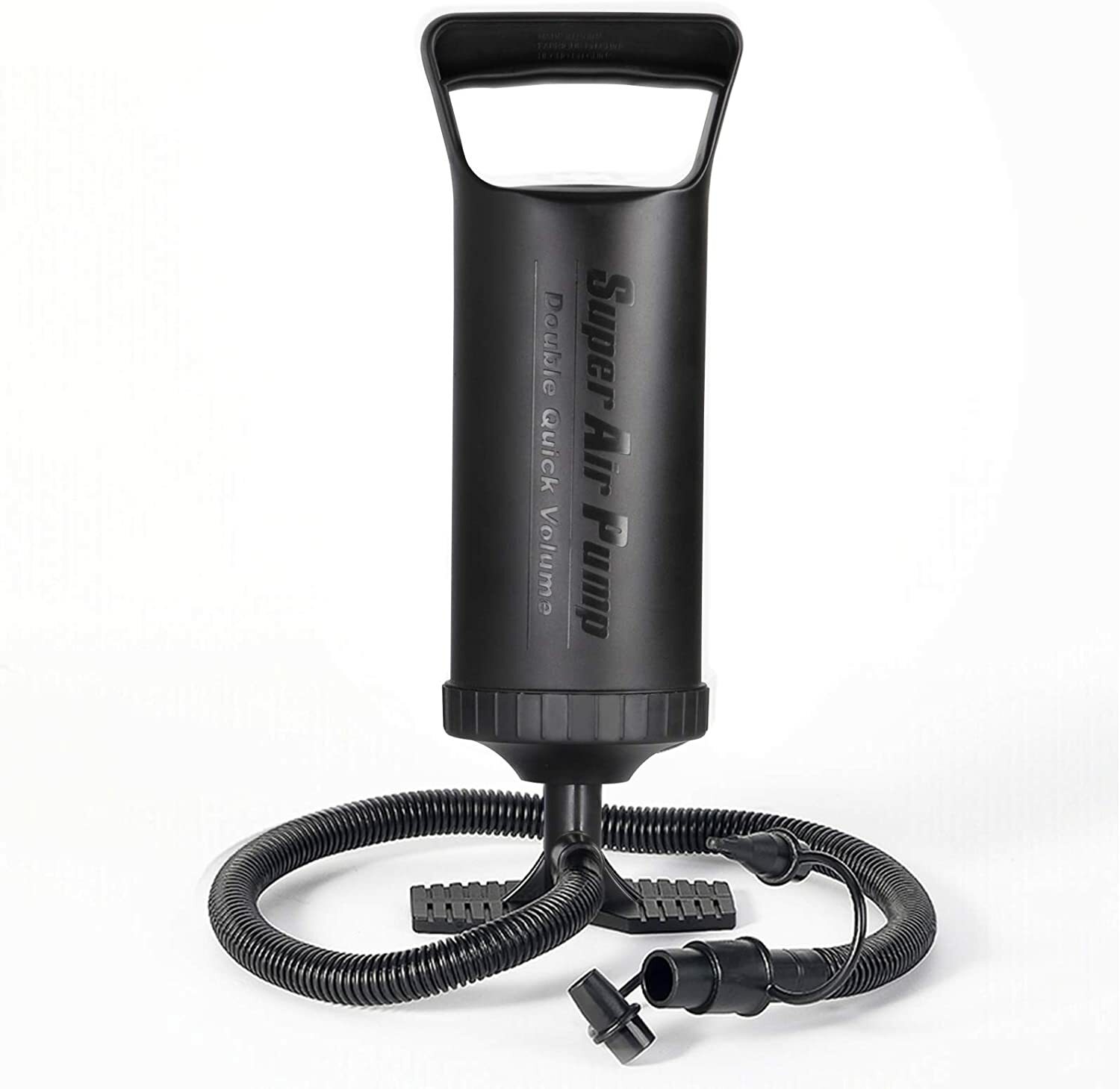Double Quick Hand Air Pump 4 Rapid Inflatable Air Bed Mattress Toy Pool Floater