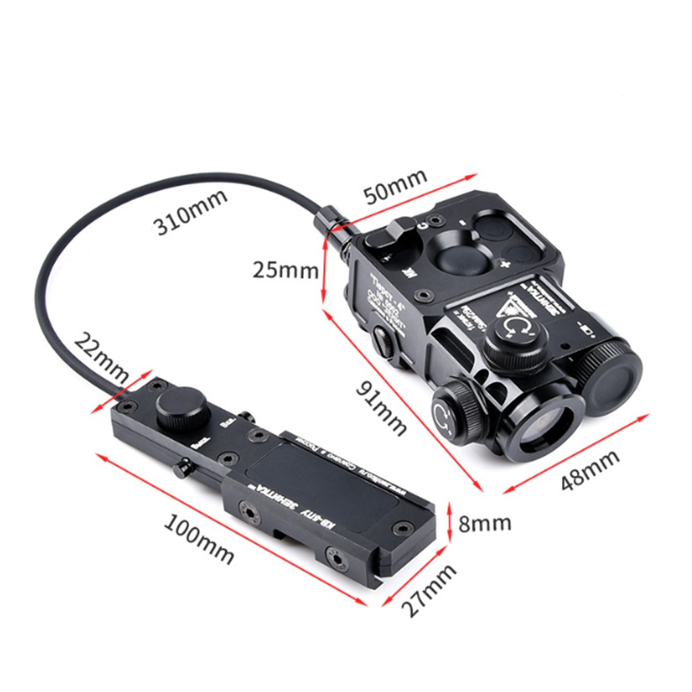 PERST-4 IR / Green Laser Dot Sight Hunting Scope with KV-D2 Switch Reset -TAN