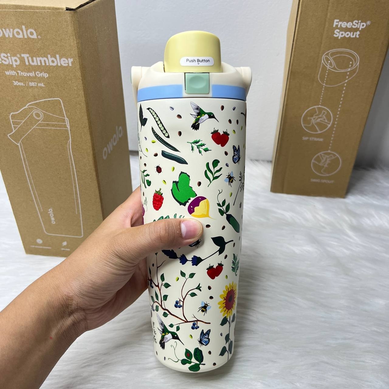 Owala Mother’s Day Garden 30oz Water Bottle FreeSip Sway NEW IN BOX