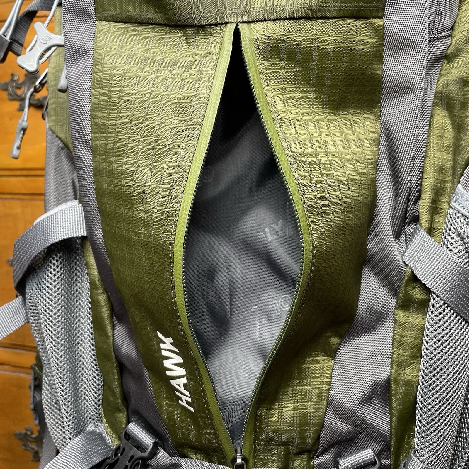 Olympia USA Hawk Outdoor 32L Green/Gray Hiking Camping Outdoors Backpack NEW