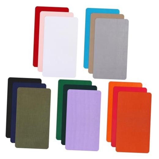 15 Pcs Nylon Repair Patches, Self-Adhesive, Waterproof, 20 20 x 10 cm, Colorful