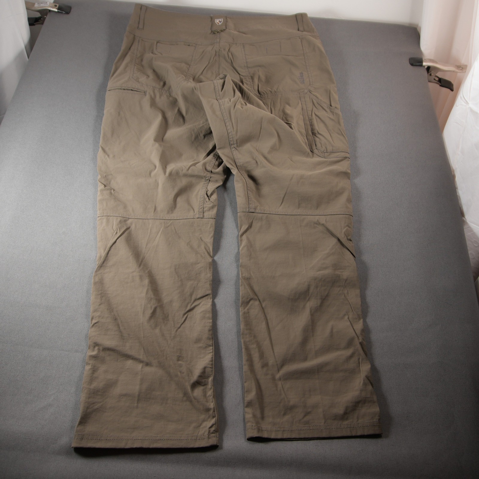 Kuhl Renegade Technical Stretch Hiking Men Pant 38×32 5120 khaki Water-Resistant