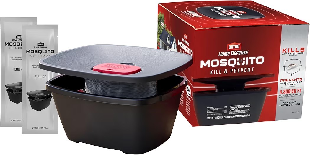 Mosquito Station Kills Prevents Controls Adults & Larvae Silent Easy-to-Use NEW