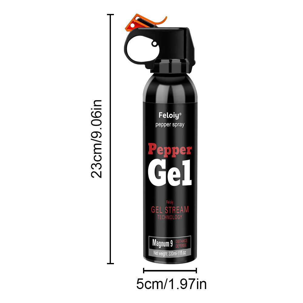 Feloiy Pepper Gel w/ Holster, Maximizes Target Acquisition, 11 oz