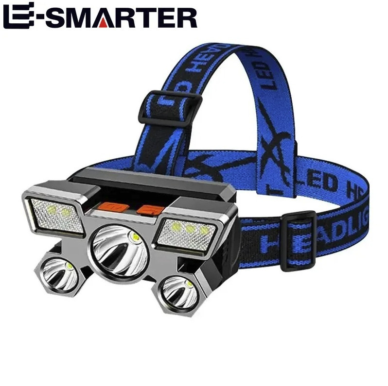 1pc Rechargeable LED Headlamp Powerful Camping Fishing Headlight – NEW