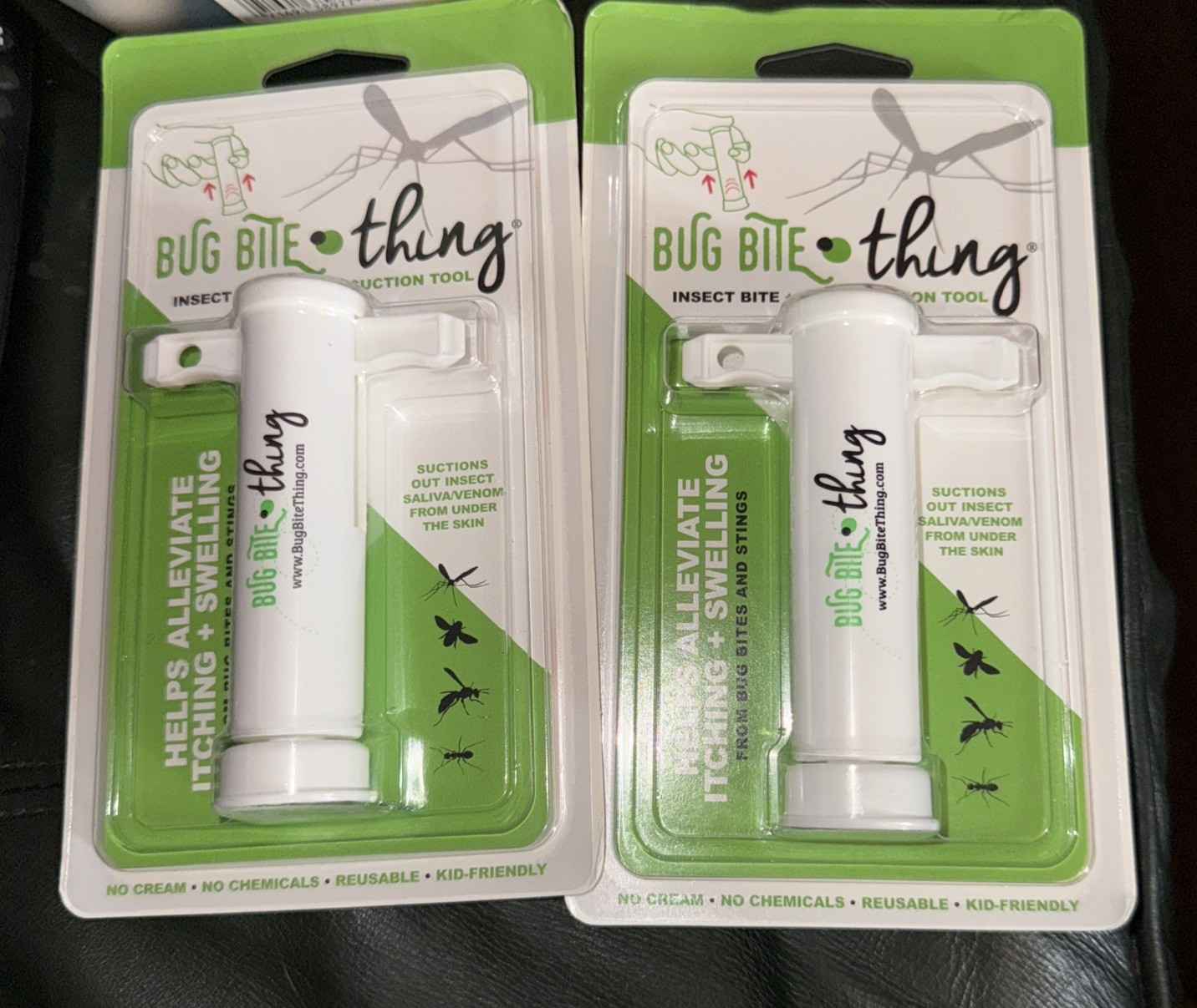 Bug Bite Thing Chemical Free Sting Suction Tool – White