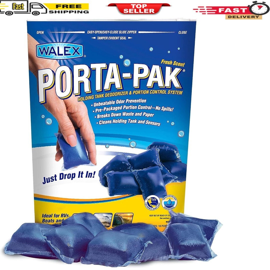 Tank Deodorizer Waste Digester Rv Toilet Chemicals Marine Holding Tank Pack 10