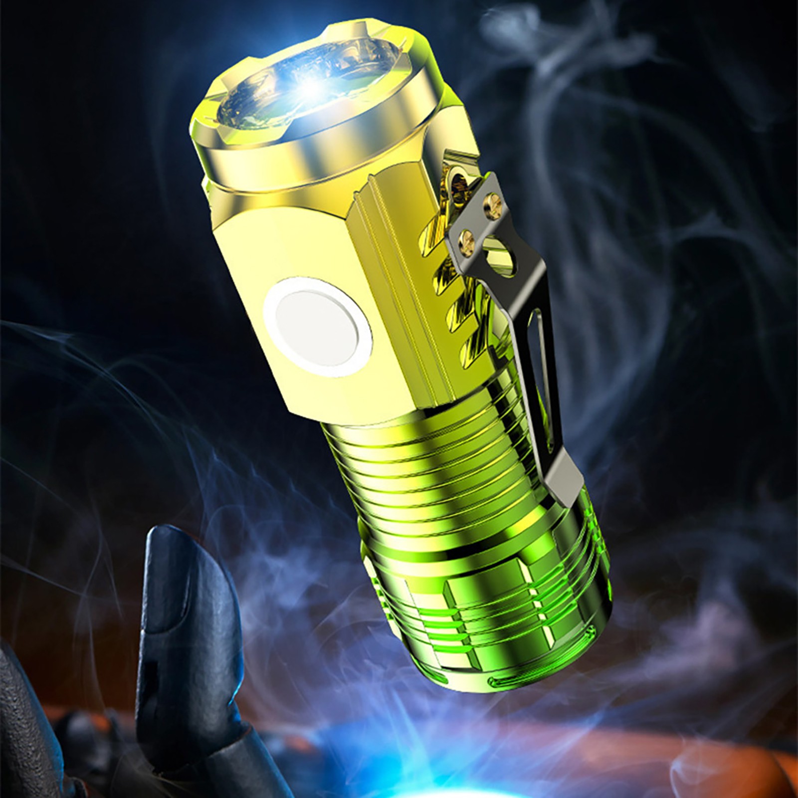 1Pc Portable Bright Flashlight 3* 3030LED Lamp Beads Super Bright Flashlight