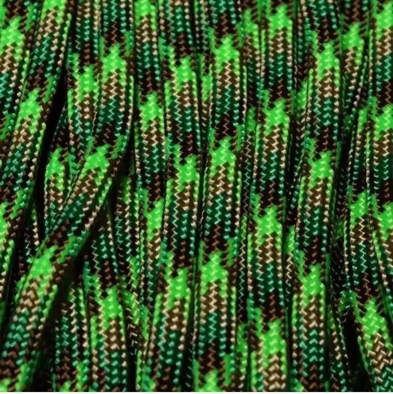 550 Paracord Neon Green Flame Made in the USA Nylon/Nylon