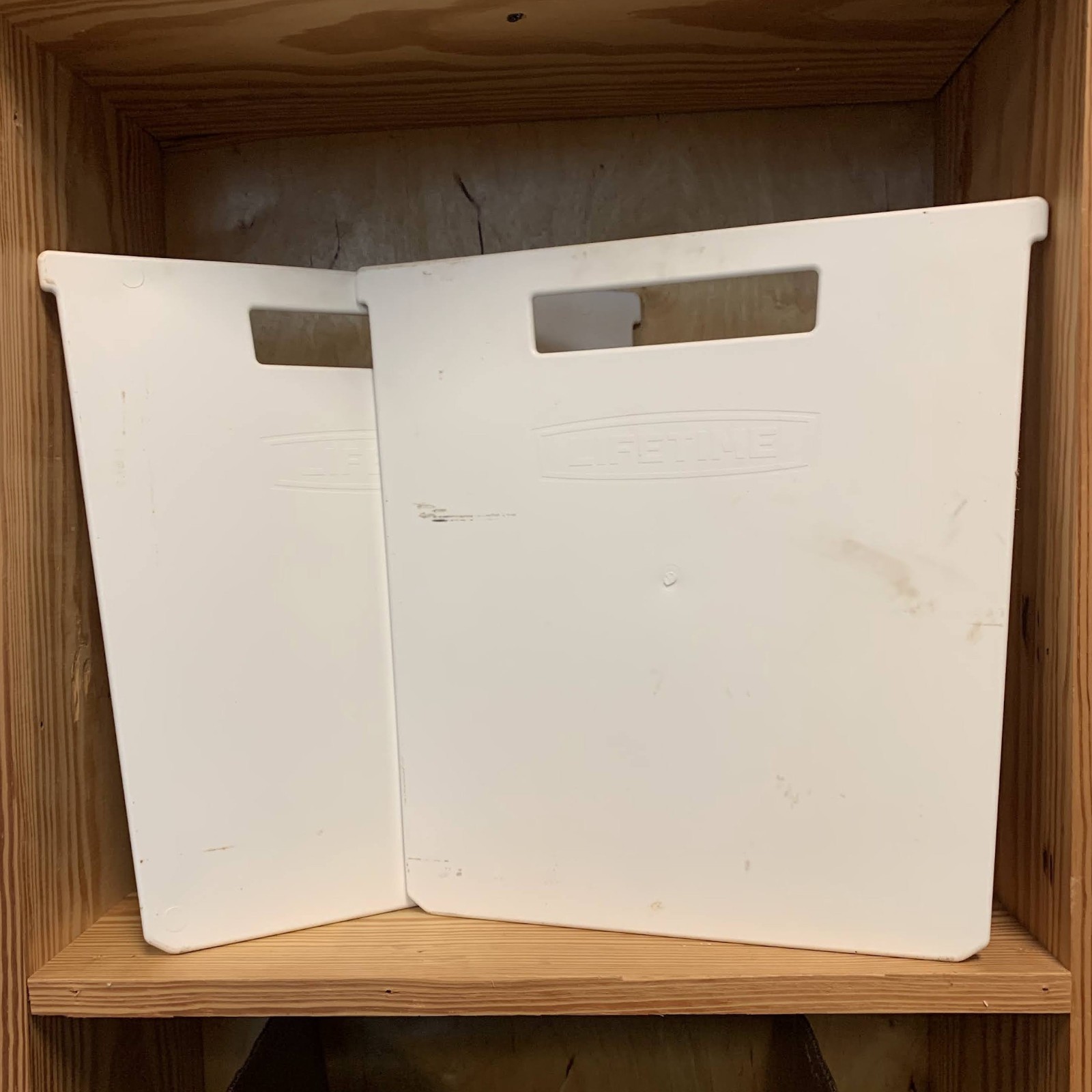 Two Lifetime Cooler Divider Cutting Boards replacement plastic dividers