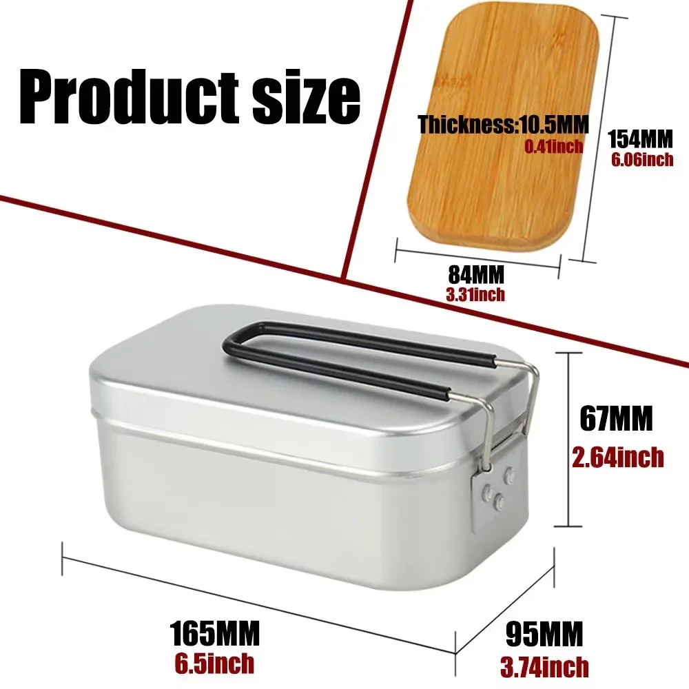 Camping Cookware Set Ultralight Tableware Lunch Box Cooking Pots Picnic Outdoor