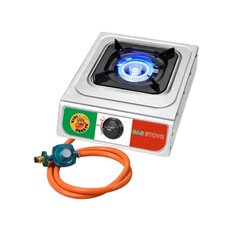 Vivicreate 10000 BTU Single Burner Propane Gas Stove Outdoor Camping Cooker P…