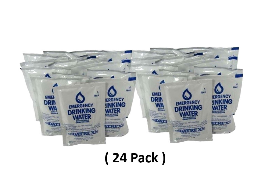 Datrex Emergency Survival Water Pouch (Pack of 24) 125ml