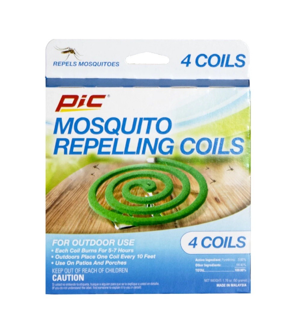 Lot of 3 PIC Mosqu Repelling Coils | 12 Coils Total