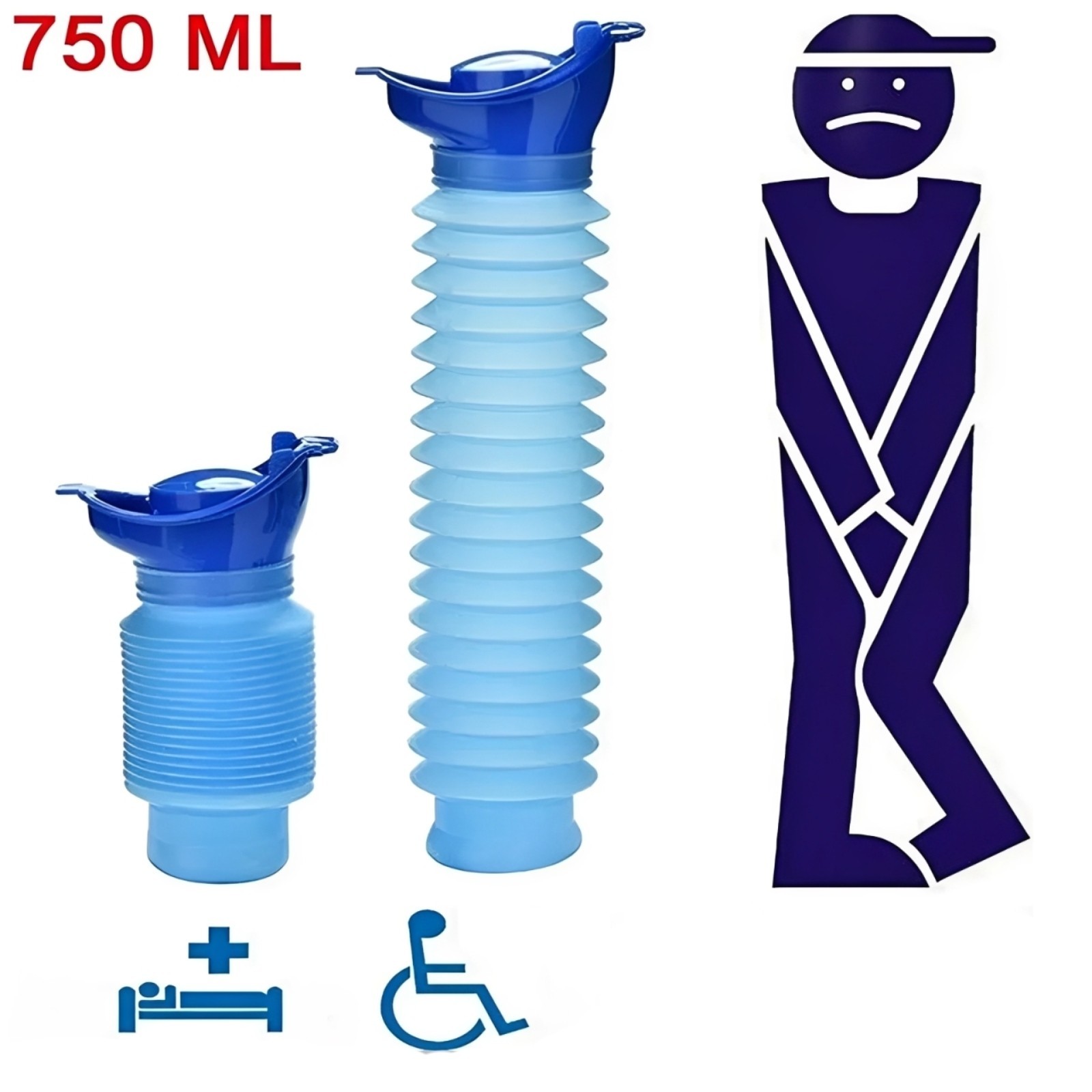 Male Female Portable Urinal Travel Camping Car Toilet Pee Bottle Emergency Kits