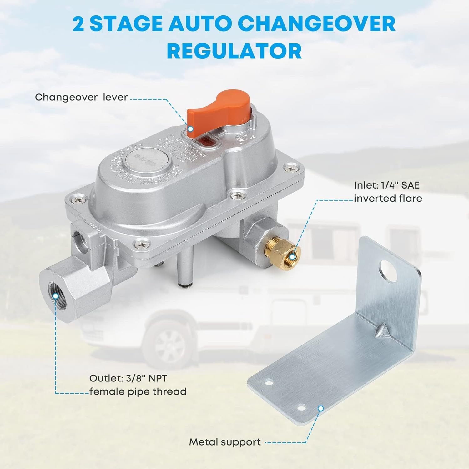 Stanbroil 2 Stage Auto Changeover Propane Regulator, LP Double-Stage…