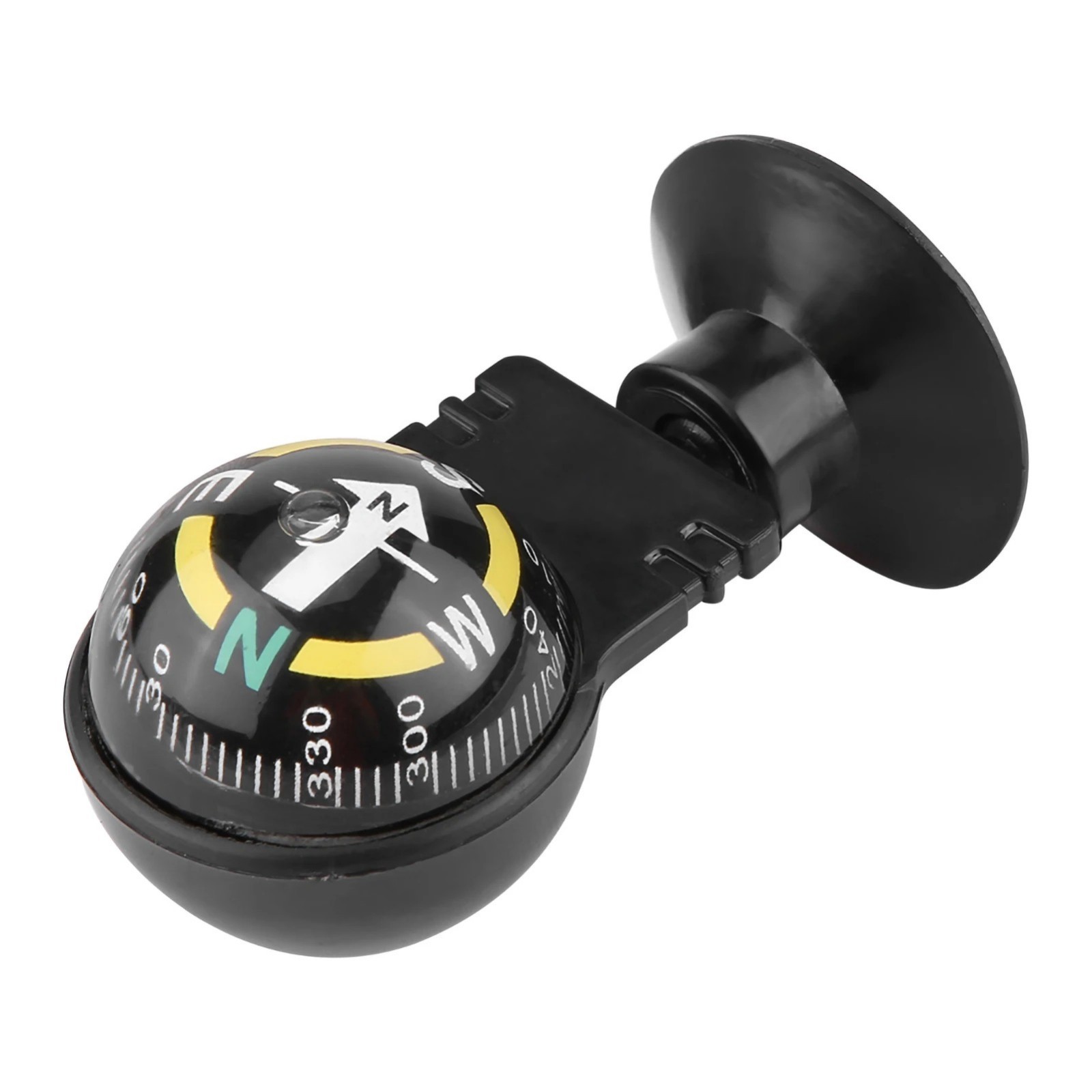 2pcs Car Compass Automotive Compass Ball Adjustable Dashboard Mounted for Hiking