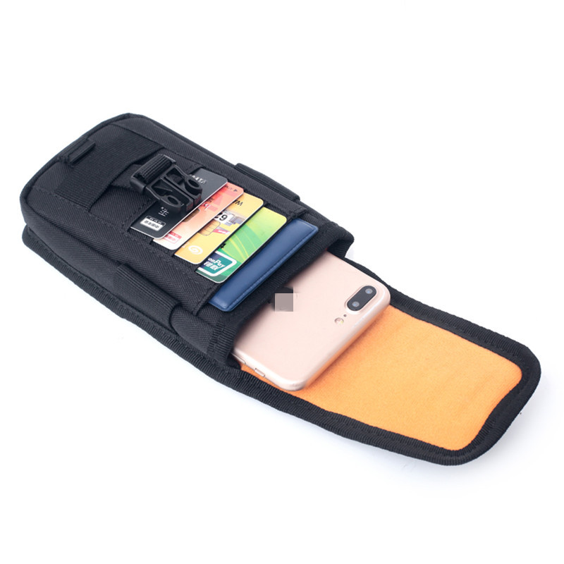 Tactical Molle Cell Phone Pouch Case Waist Belt Pack Utility ID Card Holder Bag