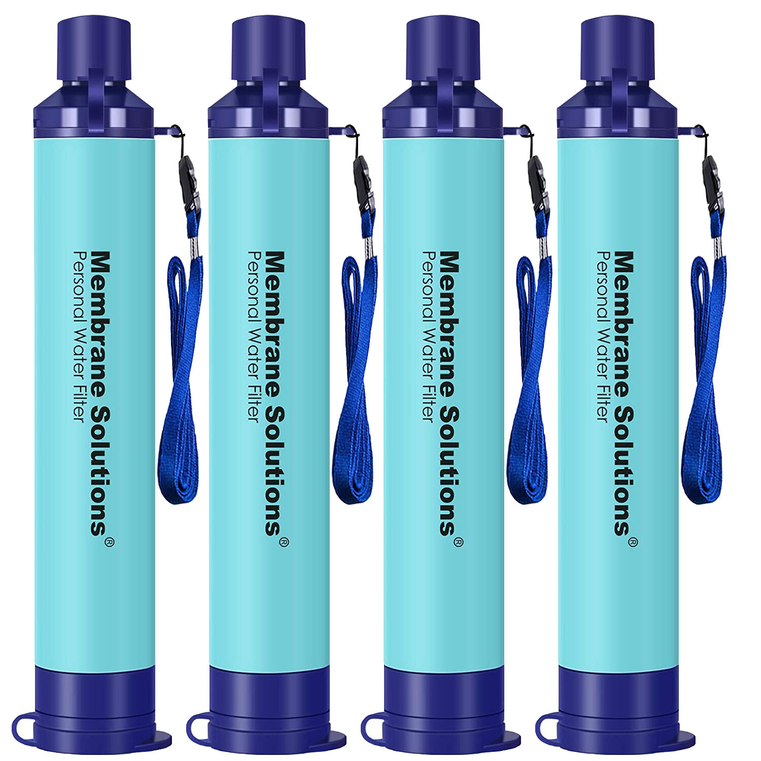 5000L Personal Water Filter Portable,BlueWater Filtration Straw,Outdoor Survival