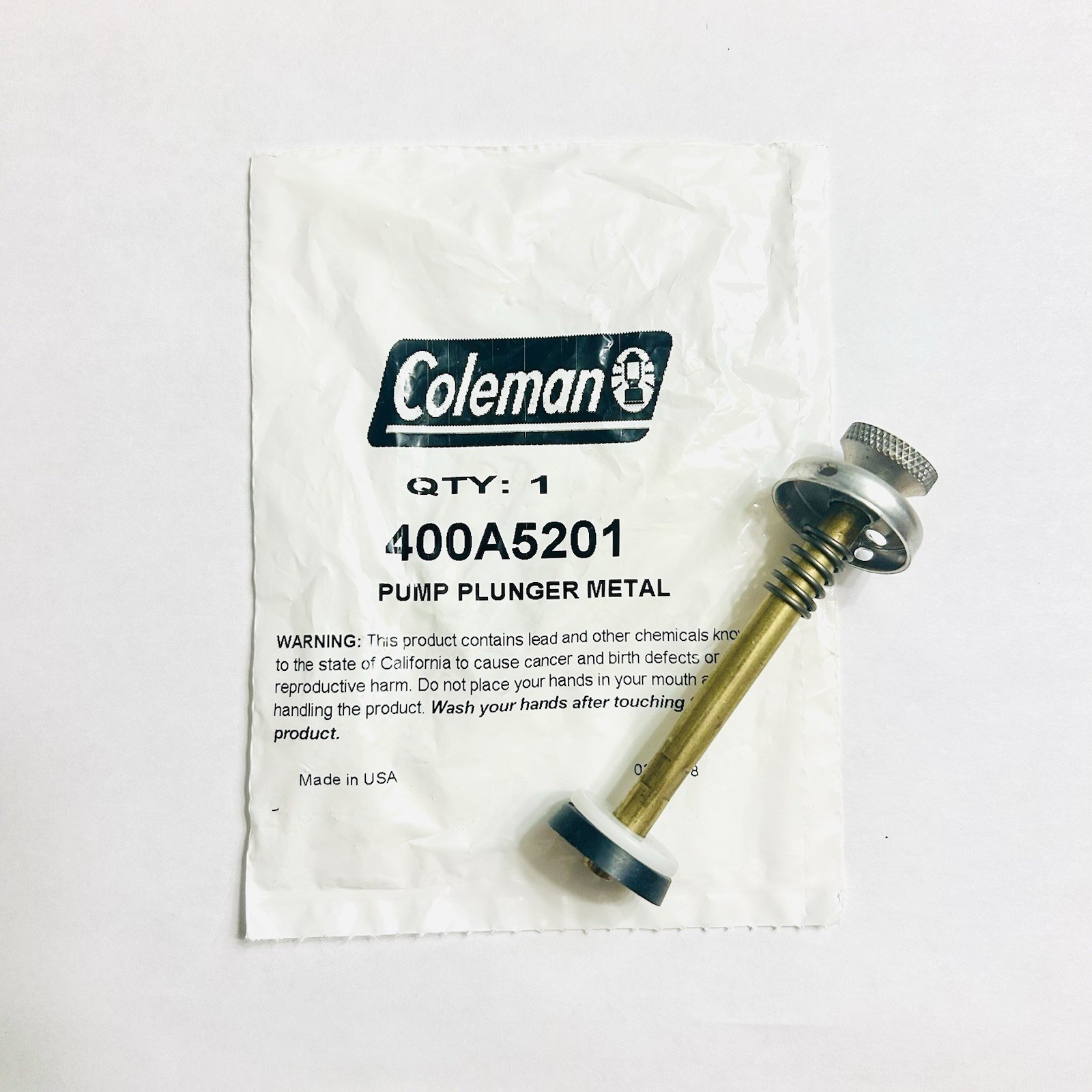 Coleman 400A5201 Pump Plunger Metal Replacement Kit Peak 1 Lanterns & Stoves