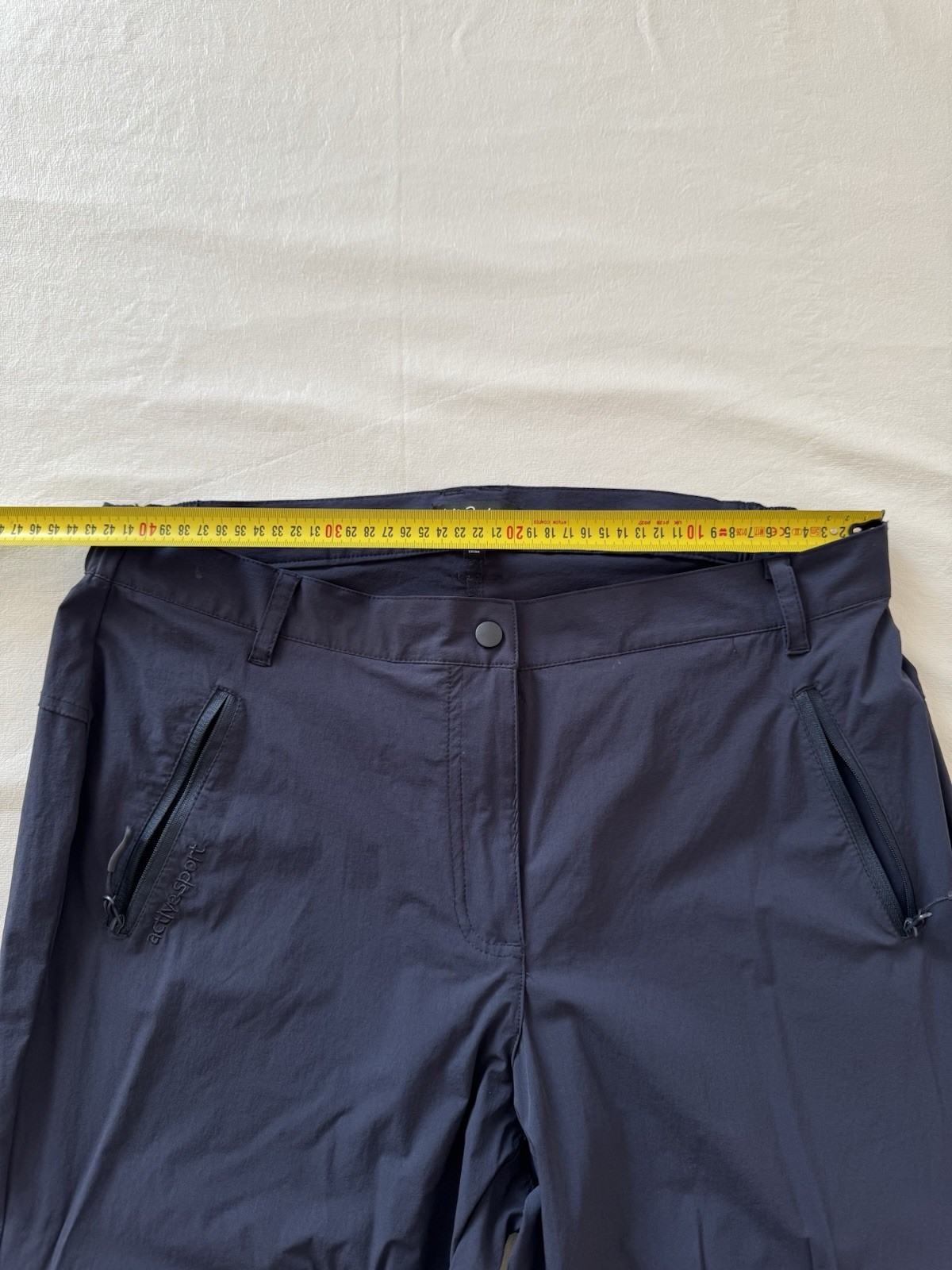 Ulla Popken women’s zip-off outdoor pants hiking pants blue size 46