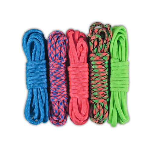 Paracord Planet 550lb Paracord Combo Crafting Kits – 5 Colors 50 Feet Total