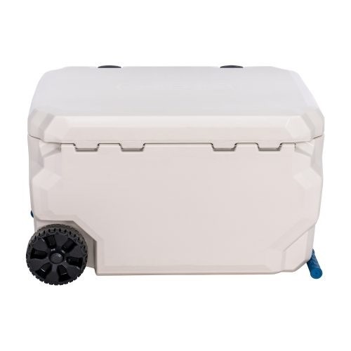 Lifetime 65 Quart High Performance Wheeled Cooler, Pumice Stone / Sea Blue 91259