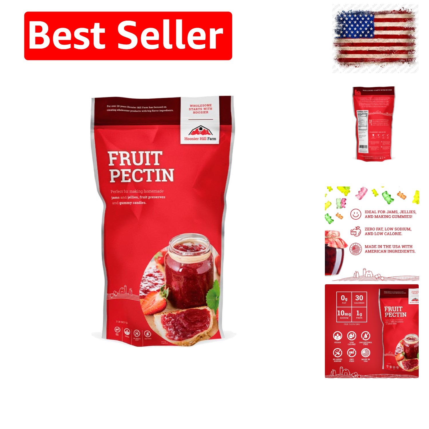 Fruit Pectin, 2LB Pack of 1